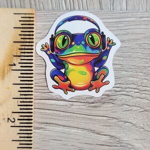 10 for $10 Funky Frog Stickers Decals Psychedelic Frogs Animal Sticker